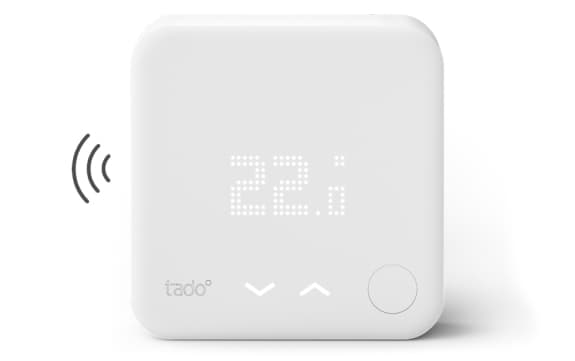 tado° Wired Smart Thermostat - Add-on - termostat - kabelansluten - 868 MHz - matt vit