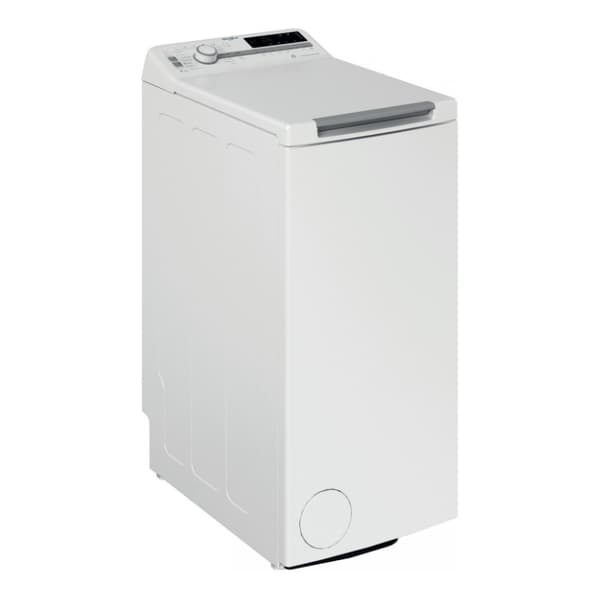 WHIRLPOOL Top load washing machine TDLR 7231BS EU 7 kg, 1200 rpm, Energy class D, Width 40 cm, Depth 60 cm, Inverter motor Hvid
