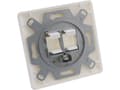 Miniatyrbild 2 av 4: InLine 76202Z, 2 x RJ-45, Vit, 1 styck, Polypåse