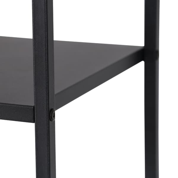 Bokhylla Vehmaa 188x90x30 cm stål [en.casa]