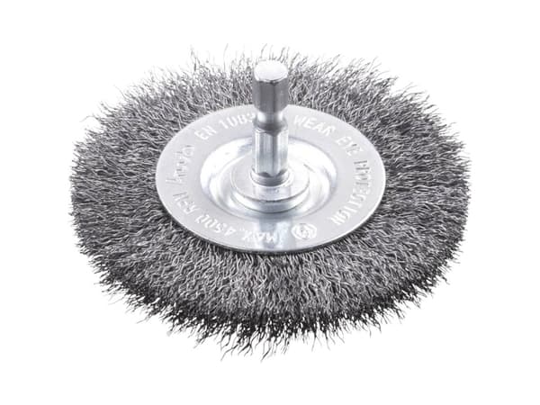 kwb 607410, Stålbørste, 6 mm, 10 cm, 0,2 mm, Metall, Stein, Metall