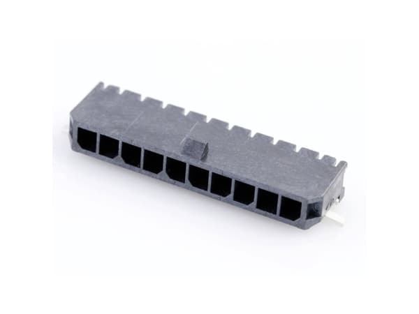 Molex Indbygningsstiftliste (standard) Samlet antal poler 10 Rastermål: 3.00 mm 436501013 1600 stk Tape on Full reel