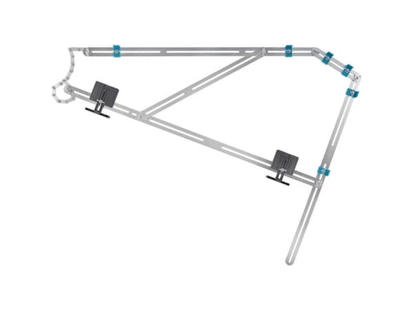wolfcraft GmbH 5210000, Musta, Ruostumaton teräs, Galvanoitu teräs, Eurooppa