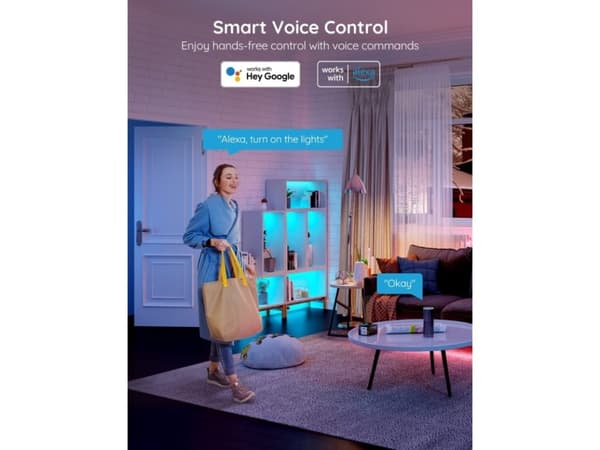 Govee RGB Smart Wi-Fi + Bluetooth LED Strip Lights (5m)