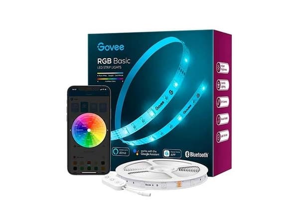 Govee RGB Smart Wi-Fi + Bluetooth LED Strip Lights (5m)