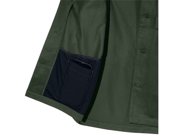 Uvex 7010515, Skjorta, Mann, Grön, 4XL, 6 fickor, Bomull, Hampa