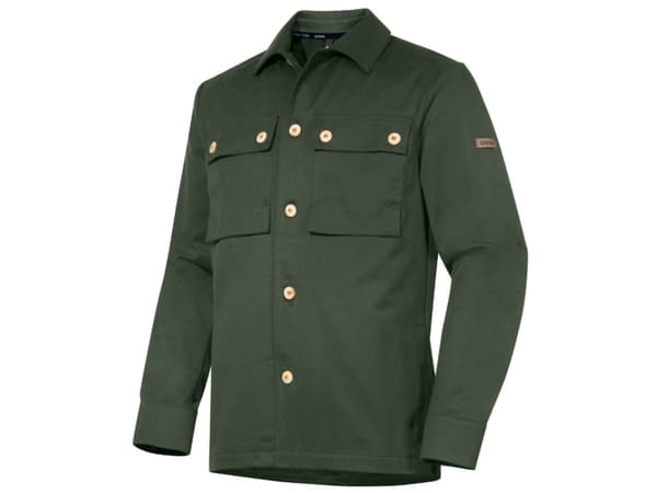 Uvex 7010512, Skjorta, Mann, Grön, XL, 6 fickor, Bomull, Hampa