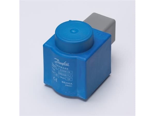 DANFOSS Magneettiventtiilikela, Tyyppi: BE230AS, Syöttöjännite [V] AC: 220 - 230, Kotelointi (IP): IP20, Toimilaitteen koko: 13,5 mm 22VA