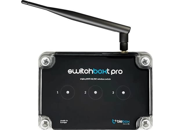 BleBox switchBoxT Pro - 3x bepotencialė 230V WiFi relė - Android/iOS programėlė