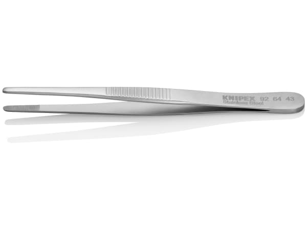 Knipex 92 64 43, Kromi-nikkeliteräs, Ruostumaton teräs, Tasainen, Suora, 17 g, 12 cm