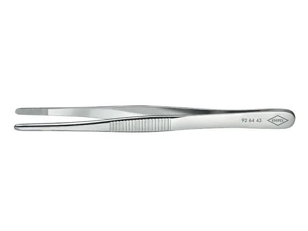 Knipex 92 64 43, Kromi-nikkeliteräs, Ruostumaton teräs, Tasainen, Suora, 17 g, 12 cm