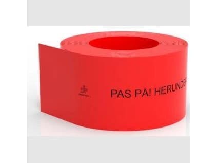 LETBÆK PLAST Kabeldæk ELKABEL 2,2 x 400 mm rød, 25 meter rulle. - (25 meter)