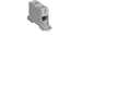 Miniatyrbild 1 av 2: ENSTO Genomföringsplint Pro enkel grå 2,5-50mm² koppar, 6-50mm² Alu, åtdragning 4 Nm (2,5-4mm²) 12 Nm (6-50mm²), 1000 V AC/DC