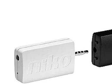 NIKO IR-dongle til smartphone. Overfører data mellem smartphone og sensor. Passer til jack-stik.