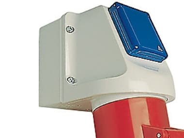 Cee Combo vägguttag 16A 5P 230V - Schuko 16 Walther vägguttag 5/3P 6H Ip44