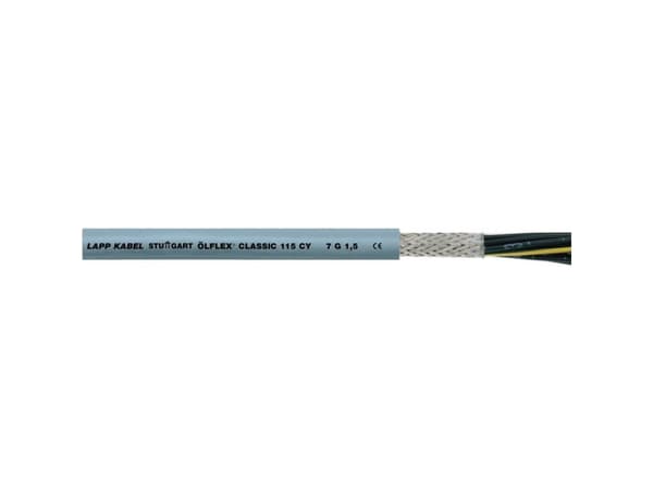 Lapp ÖLFLEX CLASSIC 115 CY, Grå, PVC, 100 kg/km, 135 kg/km, 4000 V, 1,5 mm ²