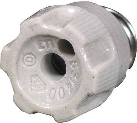 Sikringshoved D01 E14 Porcelæn