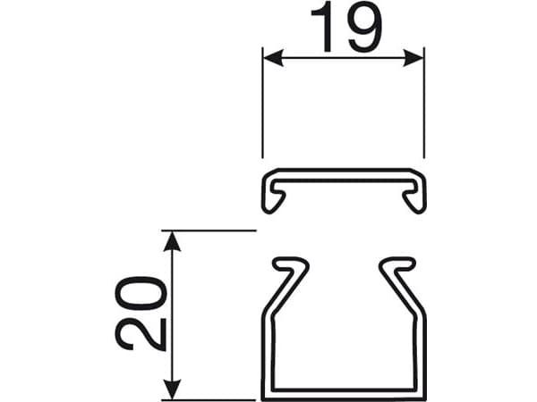 Hager LF2002007035, 2 m, Polyvinylklorid (PVC), Grå