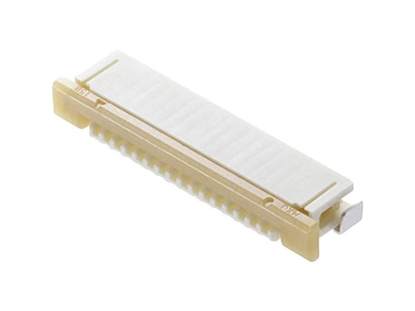 Molex 522711669 250 pcs Easy-On FFC/FPC Connector, 1.00mm Pitch, Slider Series, Right-Angle, Bottom Contact, 3.00mm Height, 16 Ci