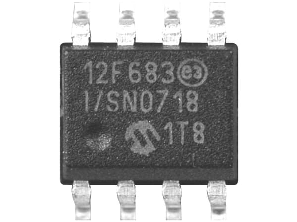 Microchip Technology Embedded-mikrocontroller SOIC-8 8-Bit 20 MHz Antal I/O 6 Tape on Full reel
