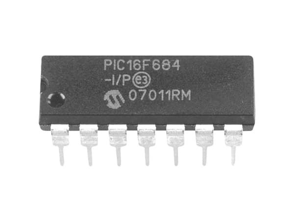 Microchip Technology Embedded-mikrocontroller PDIP 14 8-Bit 20 MHz Antal I/O 12 Tube