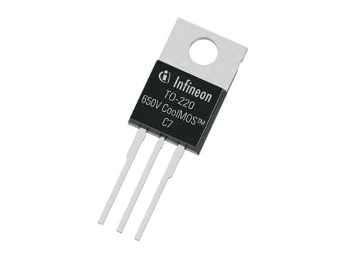 Infineon IPP65R190C7, 600 V, 72 W, 0,18 mO, RoHs