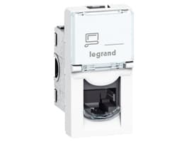 Legrand 076571, RJ-45, 1 modul/-er, UTP, 6a, Vit, 352 g Vit
