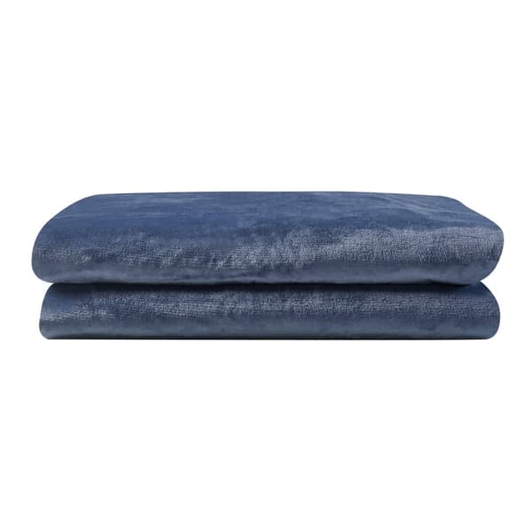 Värmefilt Archi 200x150 cm fleece ljusblå [en.casa]