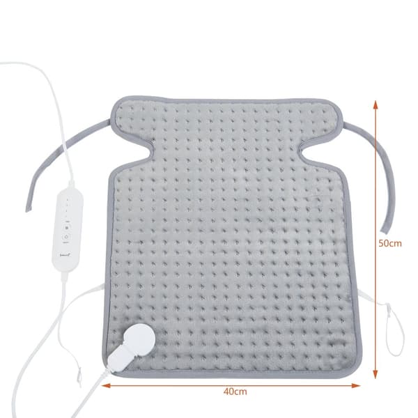 Elektrisk värmekudde Calvera 50x40 cm fleece [en.casa]