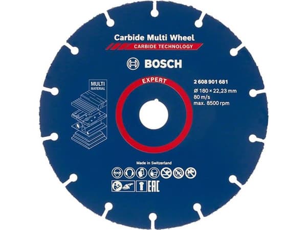 Bosch SKÆRESKIVE MULTIWHEEL 180MM HM EXPERT