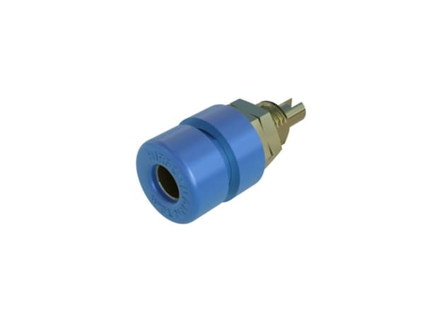 SKS Hirschmann BIL 30 Au Laboratorietilslutning Tilslutning, indbygning lodret Stift-diameter: 4 mm Blå 1 stk