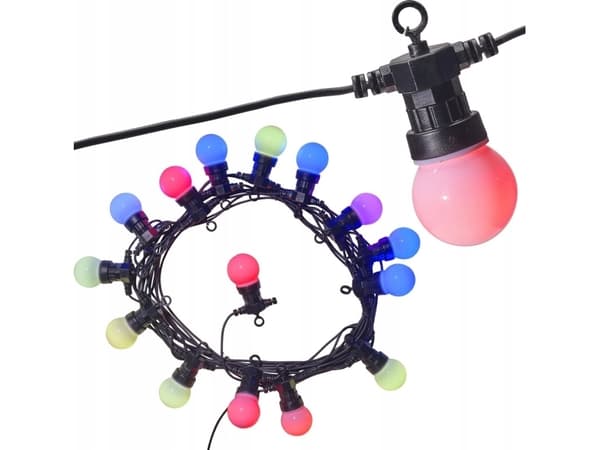 DENVER SLP-515 - Dekorasjonslampe - LED x 15 - RGB/hvitt lys
