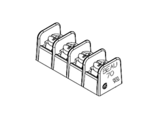 Molex PCB kopplingsplint Poltal 7 480 st