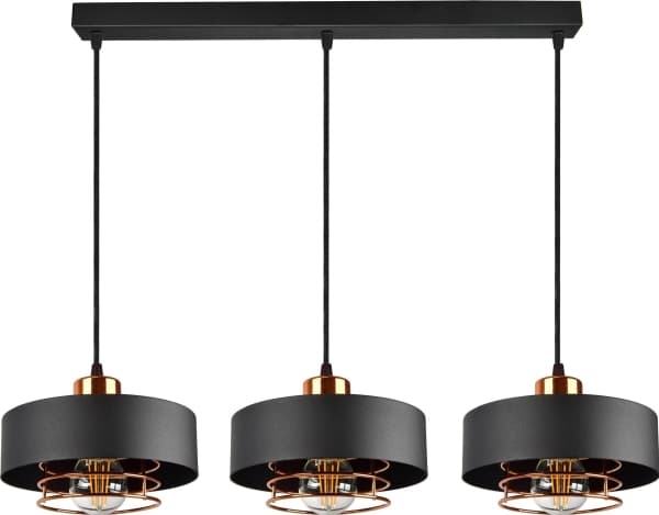 Orno CHIRO hengelampe, hengelampe, maks effekt. 1x60W, E27, svart