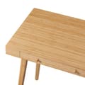 Miniatyrbild 6 av 8: Skrivbord Hässleholm 100x50x75 cm bambu [en.casa]