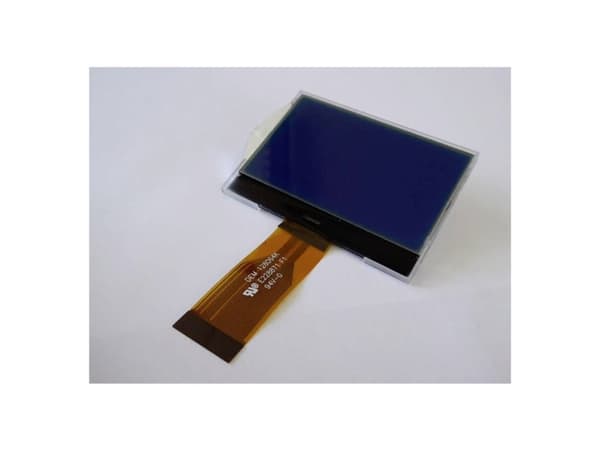 Display Elektronik LC-display Hvid 128 x 64 Pixel DEM128064K1SBH-PWN