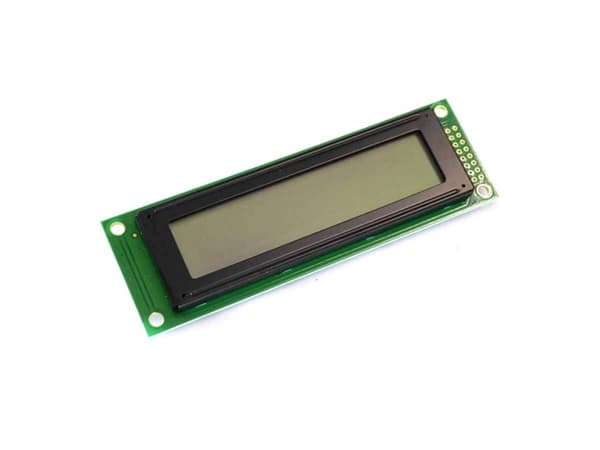 Display Elektronik LC-display Sort Hvid (B x H x T) 116 x 37 x 12 mm