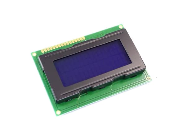 Näyttöelektroniikka LC-näyttö musta, valkoinen Sininen (L x K x S) 87 x 60 x 13,5 mm