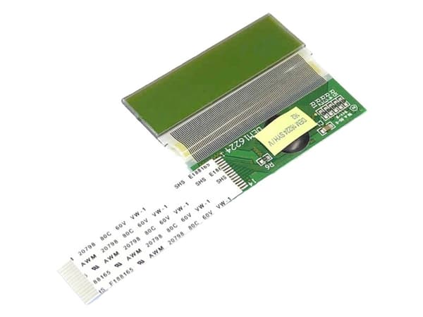 Display Elektronik LC-display Sort (B x H x T) 66.6 x 23.3 x 4.2 mm