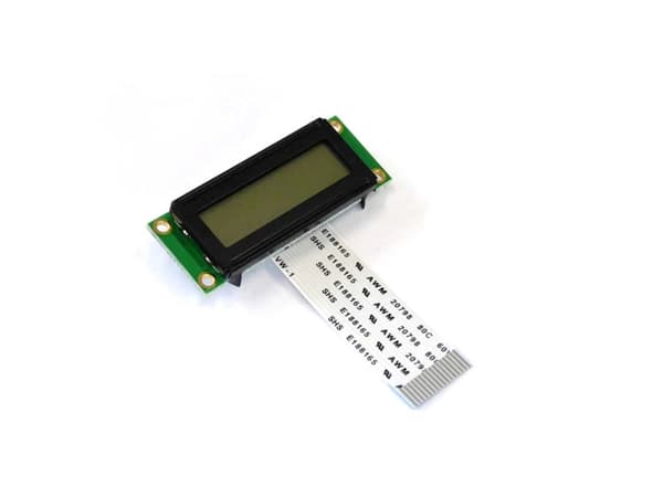 Display Elektronik LC-display Sort Hvid (B x H x T) 53 x 20 x 7.5 mm