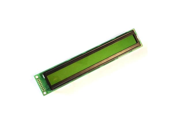 Display Elektronik LC-display Sort Gulgrøn (B x H x T) 175 x 33.5 x 14.5 mm DEM20121SYH-LY