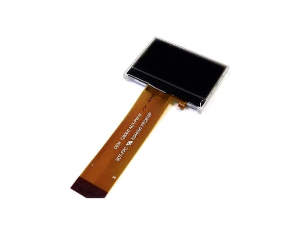 Display Elektronik LC-display Hvid 128 x 64 Pixel (B x H x T) 55.20 x 39.80 x 5.0 mm DEM128064IADX-PWN