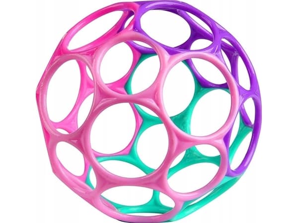 Oball - Klassinen pallo 10 cm - violetti/vaaleanpunainen (12289)