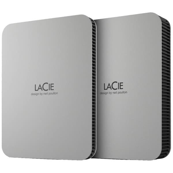 LaCie Mobile Drive 5000 GB Extern hårddisk 2.5 USB-C® (USB 3.2 Gen 1) Silver STLP5000400