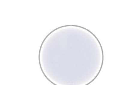 Dansani Rammespejl Moon ø75 cm - Dansani Rammespejl Moon ø75 cm, hvid mat, lysstyring