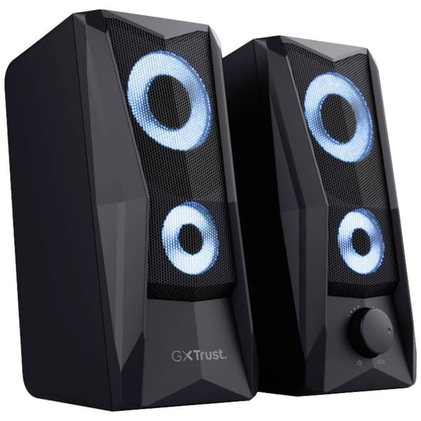 Trust GXT606B JAVV RGB Datorhögtalare Sladd 12 W Svart