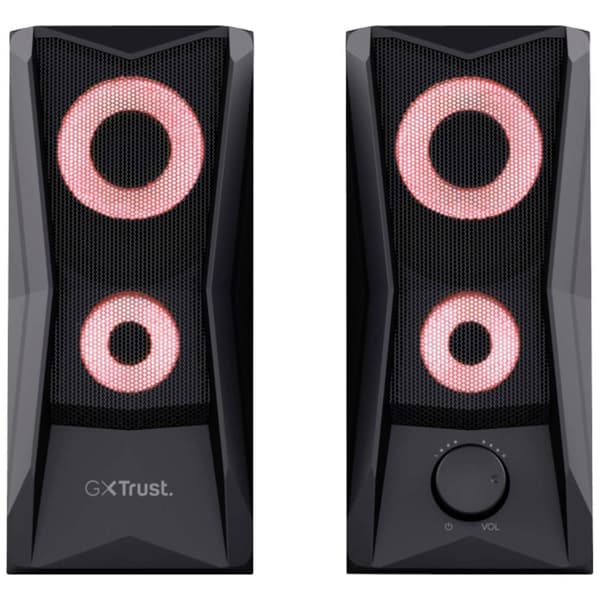 Trust GXT606B JAVV RGB Datorhögtalare Sladd 12 W Svart