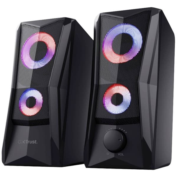 Trust GXT606B JAVV RGB Datorhögtalare Sladd 12 W Svart