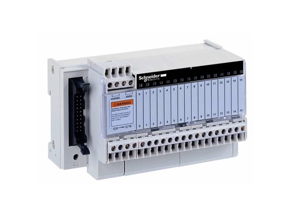 Advantys telefast -moduuli, jossa on 16 relelähtöä 0,5 A