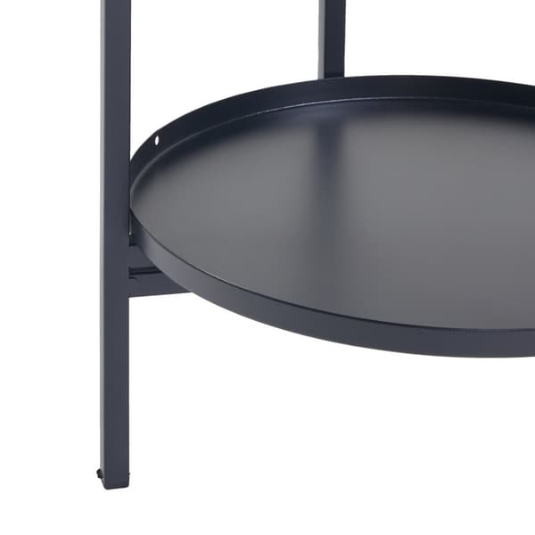 Piedestal Tuusula 134x25 cm metall [en.casa]